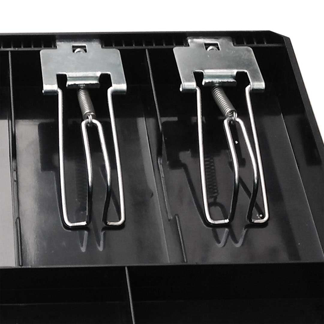 NNEAGS 4 Bills 8 Coins Spare Cash Tray Black Heavy Duty 1 Year Warranty